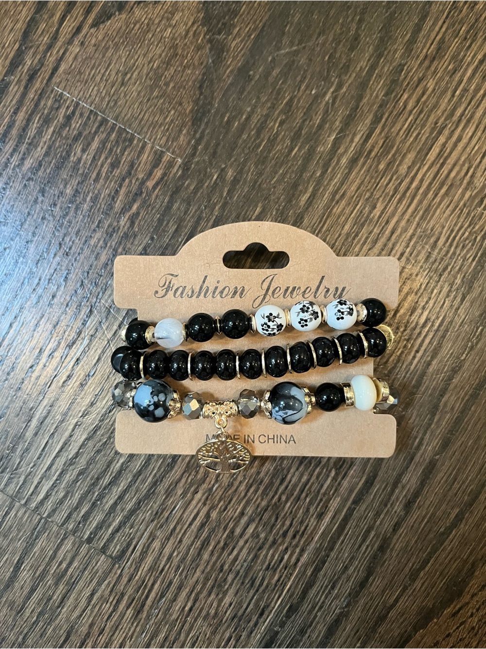 Brand new black and white stackable bracelets. Great for adding flair and color!